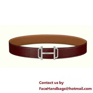 Hermes Royal belt buckle & Reversible leather strap 38 mm 01 2023